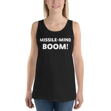 Load image into Gallery viewer, Missile-Mind BOOM! Unisex Tank Top