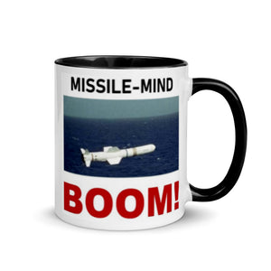 Missile-Mind BOOM! Mug with Color Inside